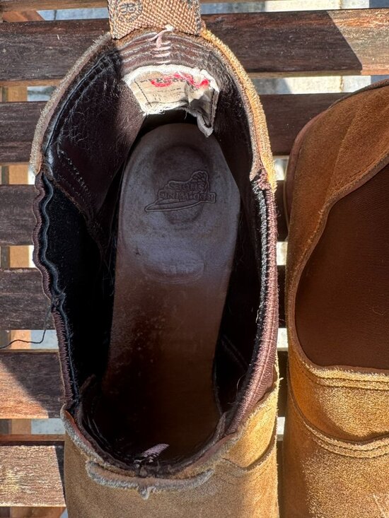 Red Wing Classic Chelsea 3192 in Hawthorne Muleskinner Suede Leather Boot 11.5 D main image 10